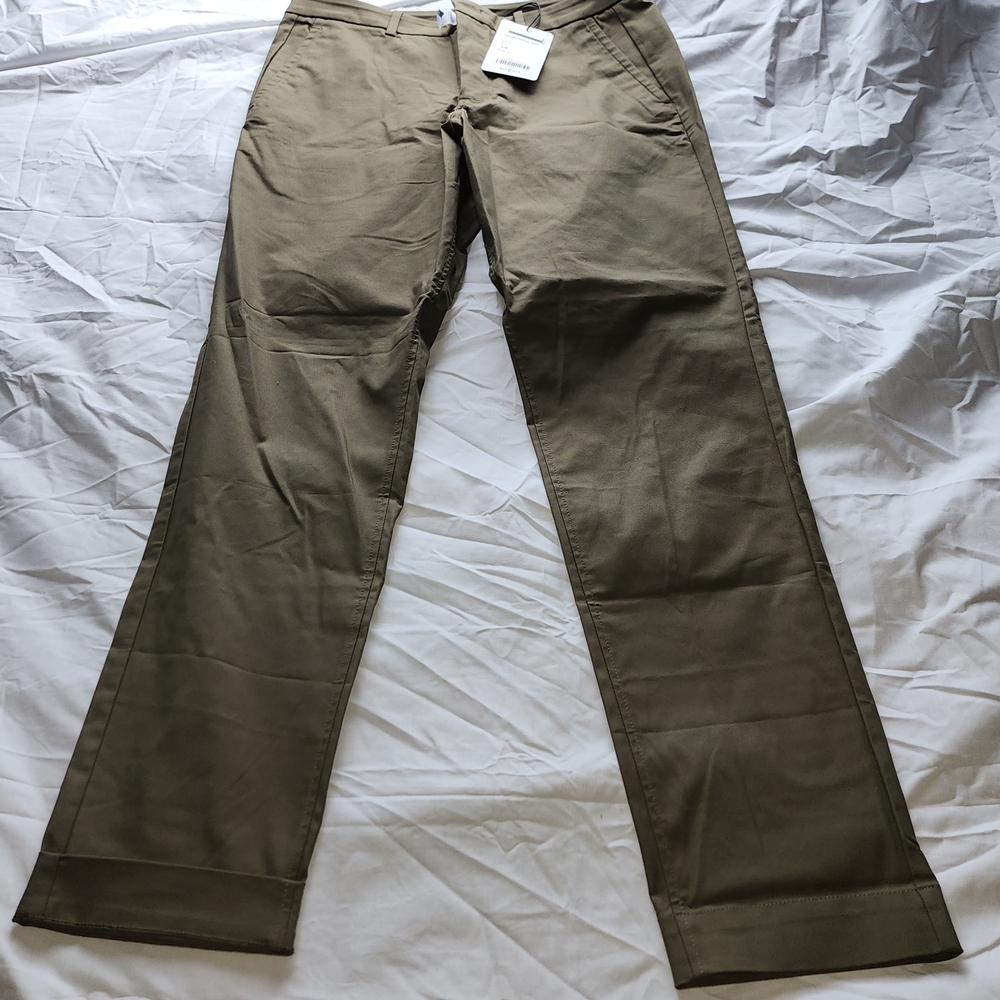 Kit and Ace Men's Full Potential Pant Slim Fit Sage Size 34/32 NWT!!!
